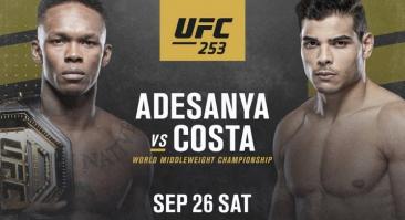 UFC 253: Адесанья — Коста. Прямая трансляция, смотреть онлайн