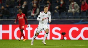 Лисакович поделился эмоциями после дебютного гола в Лиге чемпионов