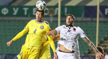 Сборная Казахстана забила фееричный гол в ворота Албании. Видео